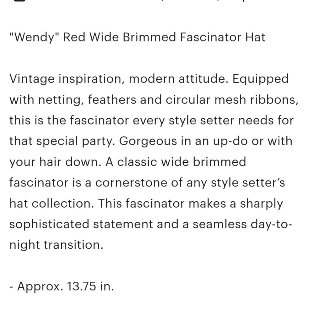 Pippa and Pearl Kentucky Derby Fascinator Hat - Picture 4 of 5